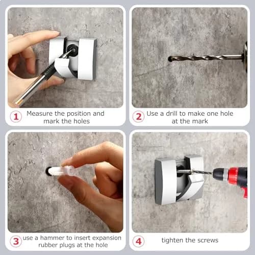 Queekay 4 Pcs Folding Hideaway Coat Hooks Space Aluminum | Retractable Wall Hanging Holder for Closet & Bathroom thumbnail 6