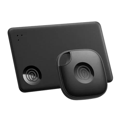 Life360 Tile Starter Pack - Bluetooth Trackers for Keys, Wallets & More | Phone Finder & SOS (2-Pack, Black Mate/Slim) thumbnail 1