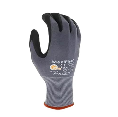 MaxiFlex 34-874 Gloves Nitrile Micro-Foam Grip Palm & Fingers | Excellent Grip & Abrasion Resistance thumbnail 2