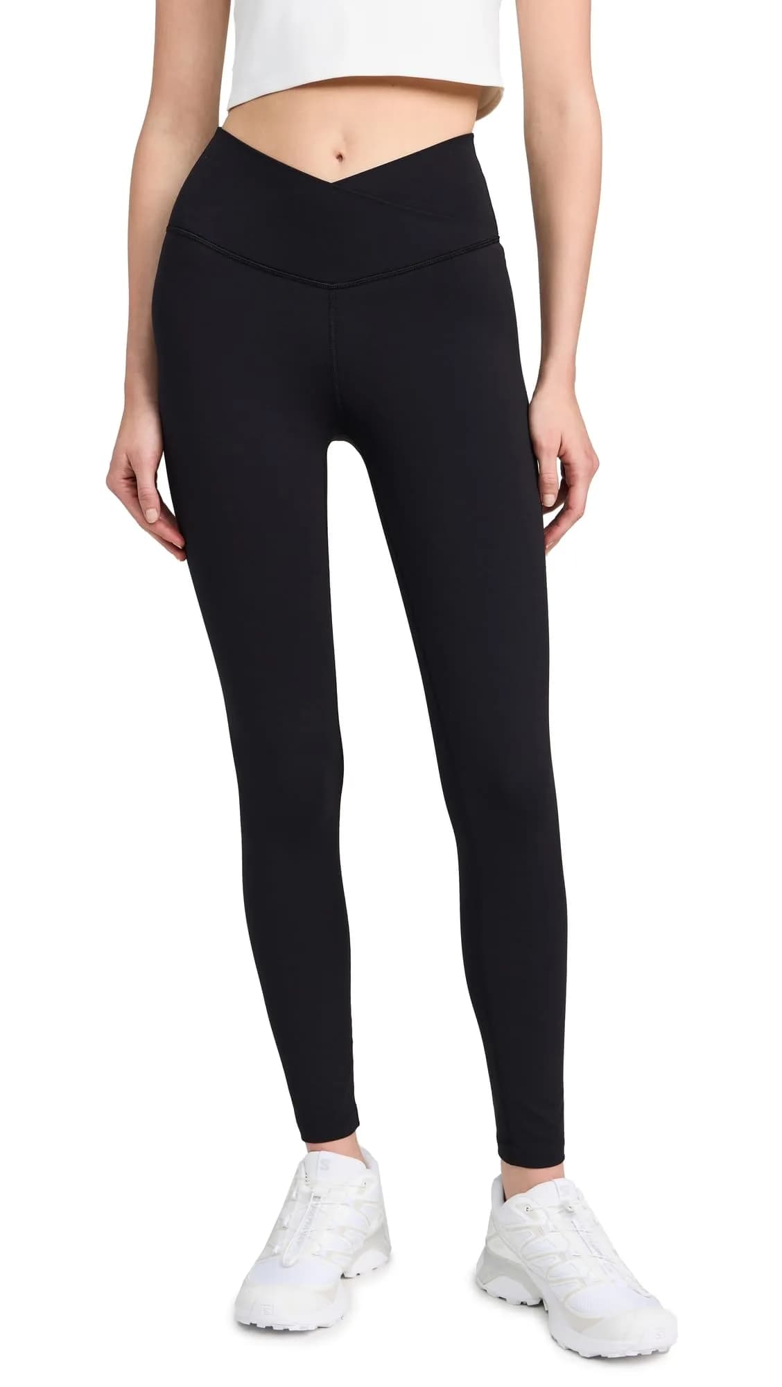Splits59 Mia Rigor 7/8 Leggings | High-Rise Skinny Nylon Blend Black
