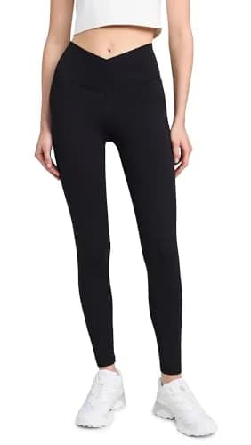Splits59 Mia Rigor 7/8 Leggings | High-Rise Skinny Nylon Blend Black thumbnail 1