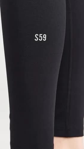 Splits59 Mia Rigor 7/8 Leggings | High-Rise Skinny Nylon Blend Black thumbnail 6
