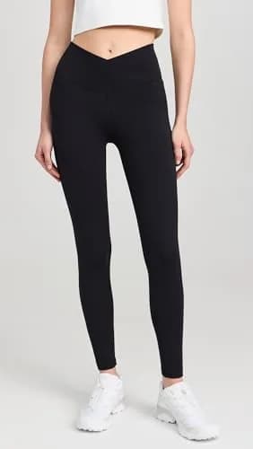Splits59 Mia Rigor 7/8 Leggings | High-Rise Skinny Nylon Blend Black thumbnail 2