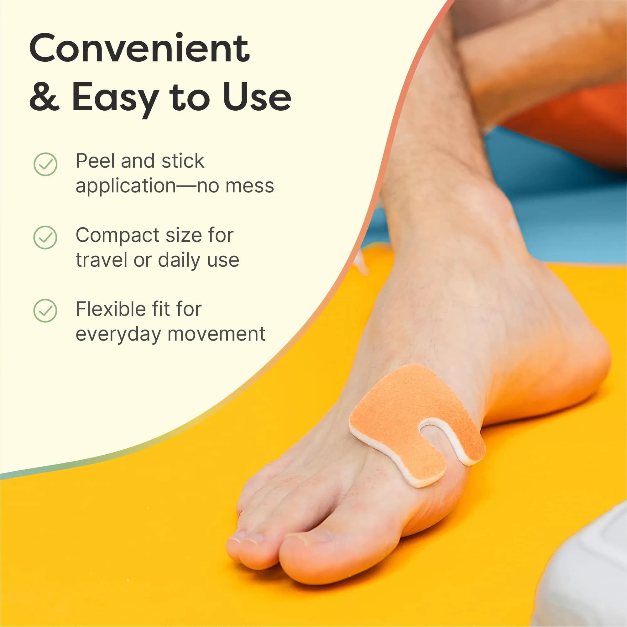 ZenToes U-Shaped Felt Callus Pads 18 Count | Cushioning for Foot Pain Relief - view 5