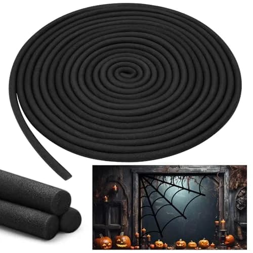 Frienda Black Foam Noodles for Crafts 12.2m (40 Ft) | Versatile Pool Noodles for Modeling and DIY Arts thumbnail 1