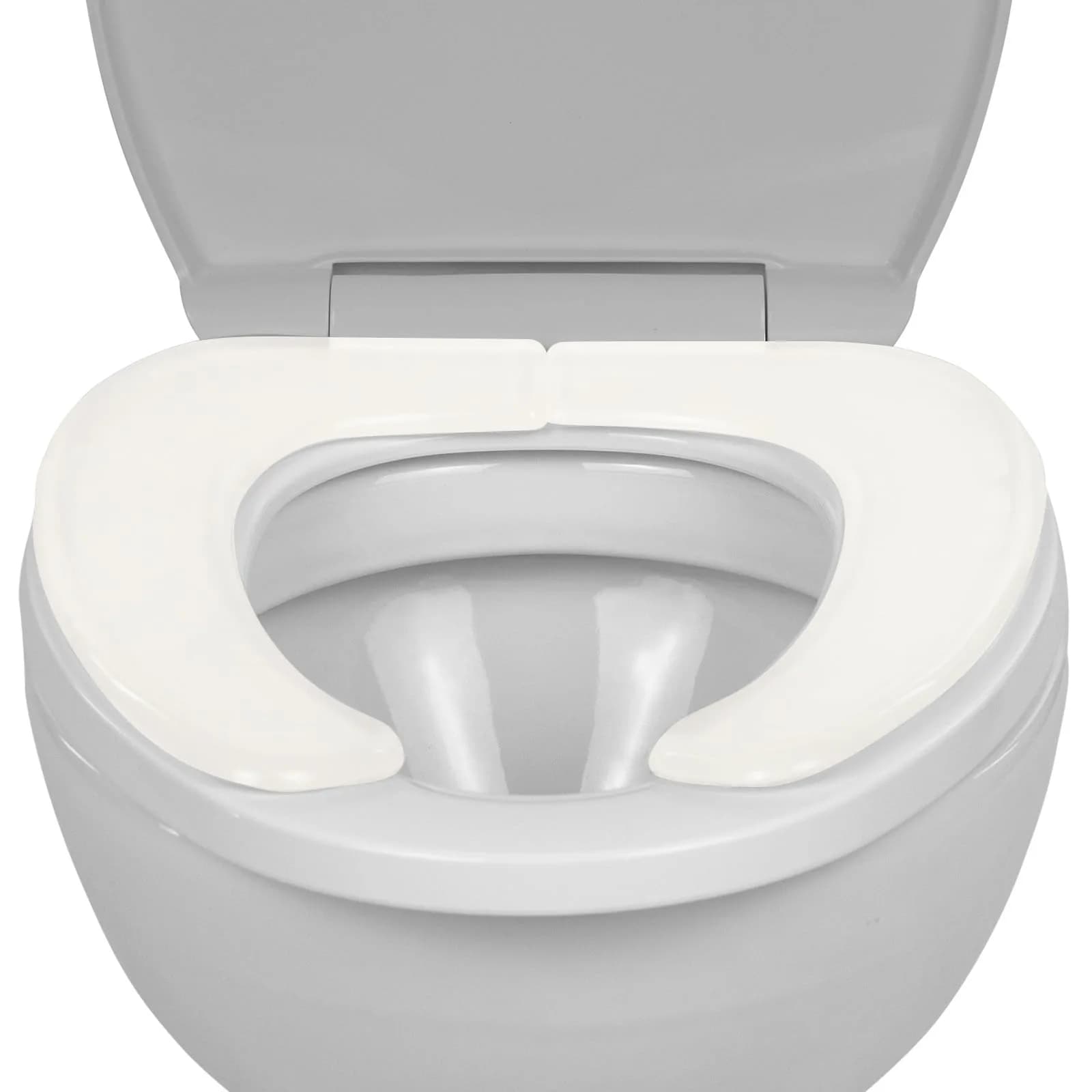 Vive Gel Toilet Seat Cushion Cover - Raised Padded Riser for Standard & Elongated Toilets | Pressure & Pain Relief