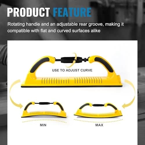 S SATC Adjustable Radius Longboard Sanding Block 44cm (17.3" L) | Flexible for Auto Body & Woodworking thumbnail 3