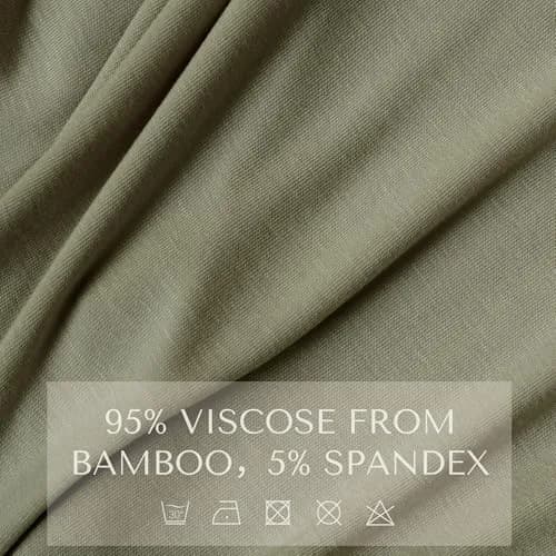 Konssy Rayon Made from Bamboo Nursing Cover for Breastfeeding, Army Green | Soft, Breathable, Wearable Poncho for Privacy thumbnail 4