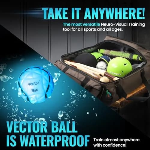 Eye On Ball Vector Ball S Neuro-Visual Reaction Ball 7.6cm (3") | Improves Sports Quickness, Focus, Agility, Speed, Hand Eye Coordination thumbnail 4