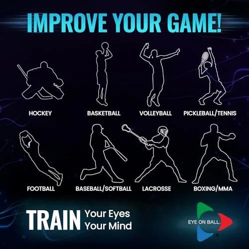 Eye On Ball Vector Ball S Neuro-Visual Reaction Ball 7.6cm (3") | Improves Sports Quickness, Focus, Agility, Speed, Hand Eye Coordination thumbnail 8