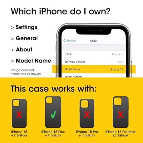 OtterBox Symmetry Series Case for iPhone 15 Plus/14 Plus | MagSafe Compatible, Slim & Durable thumbnail 2