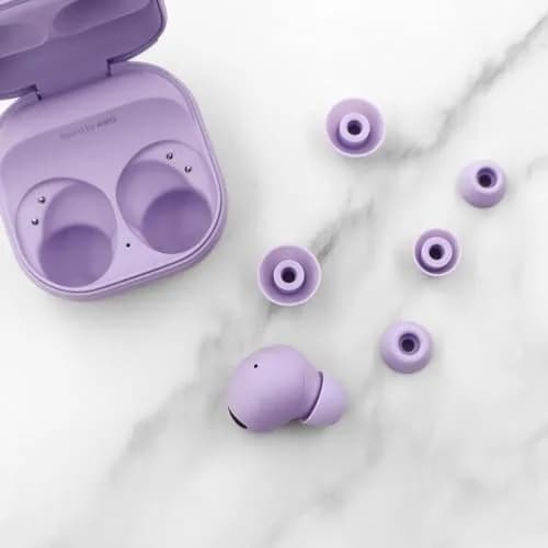 BLLQ Replacement Earbud Tips for Samsung Galaxy Buds 2 Pro, 3 Pairs S/M/L Soft Silicone Ear Tips | Bora Purple thumbnail 4