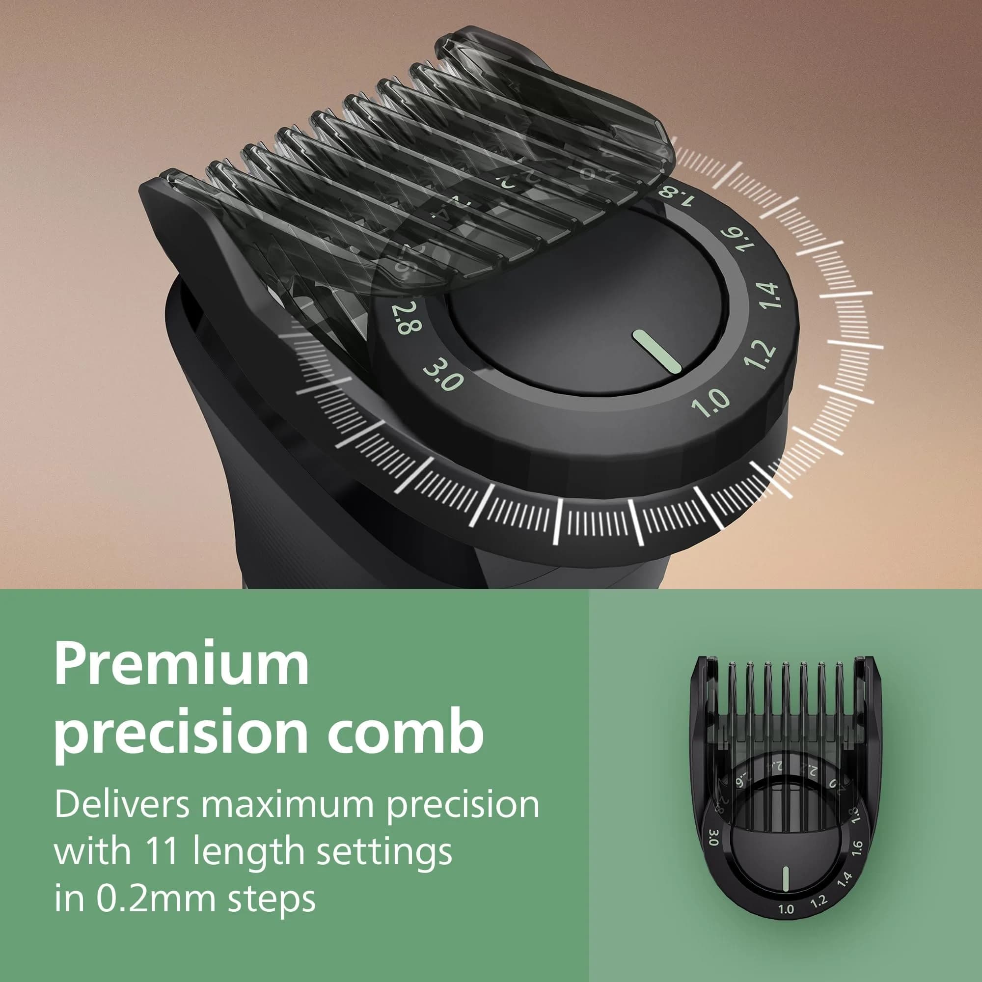 Philips Norelco All-in-One 7000 Series Trimmer MG7970/49 | 23 Attachments, Titanium Blades, 5-Hr Runtime - view 5