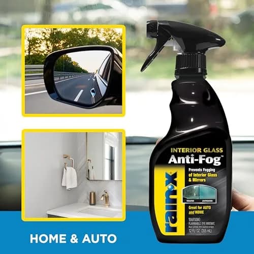 Rain-X Interior Glass Anti-Fog Spray 24 fl oz (710 ml) | Prevents Fogging on Interior Glass and Mirrors thumbnail 6