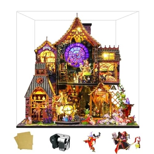 Spilay Dollhouse Miniature with Furniture,DIY Wooden Crafts, 1:24 Scale, Creative Room Idea Gift for Adults & Kids thumbnail 1