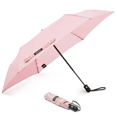 G4Free 40 Inch Compact Automatic Folding Umbrella Pink | UPF 50+ UV Protection thumbnail 1