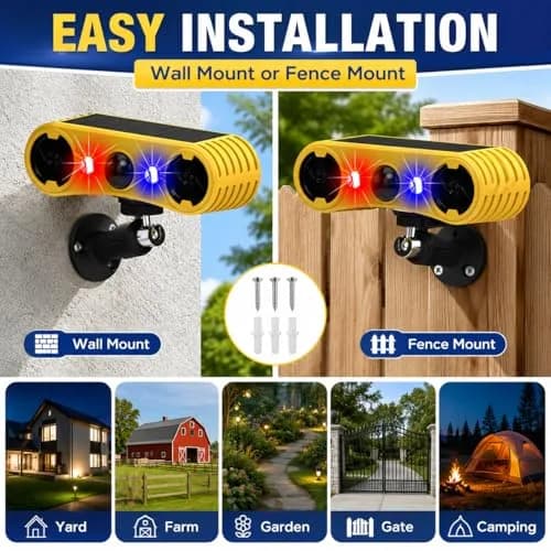 keeda Motion Detector Device 13 Sound Modes | Waterproof Infrared Security Alarm (4) thumbnail 6