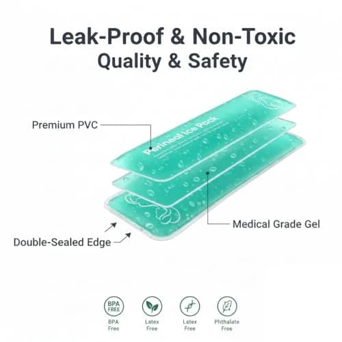 HI FINE CARE Perineal Cooling Pad with 3 Covers | 25.4 cm (10 Inch) Length thumbnail 3