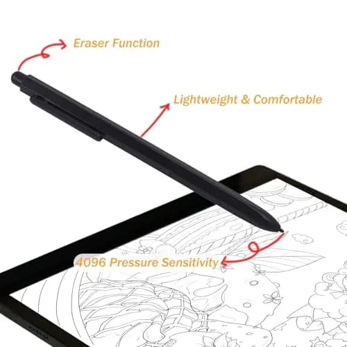 LiXiongBao Stylus Pen for BOOX 2/3 with Eraser | 4096 Pressure Levels, Ergonomic Design thumbnail 6