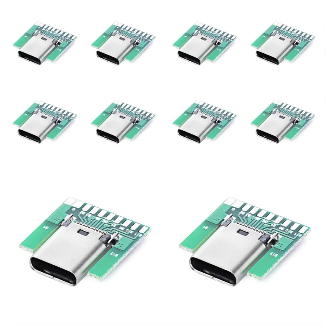 chenyang USB C DIY Connector 10 Pack | Supports 10Gbps Data & 5V 3A Max