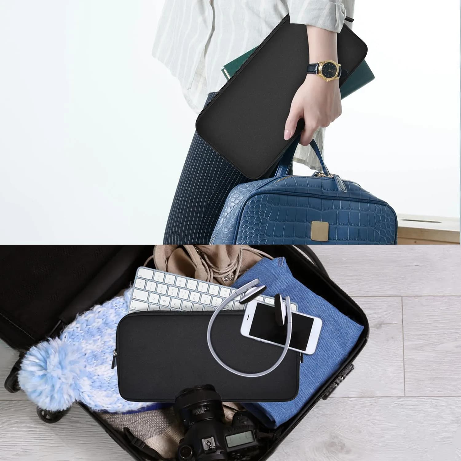 CASEDAO Padded Magic Keyboard Sleeve Case for Apple Magic Keyboard 29.5cm (11.6") | Shockproof Protective Bag - view 6
