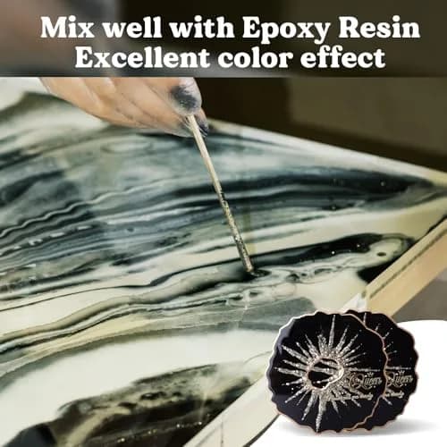 LET'S RESIN Black Epoxy Resin Pigment Paste 100ml (3.38 Fl Oz) | High Concentration Opaque Dye for Resin Art thumbnail 5