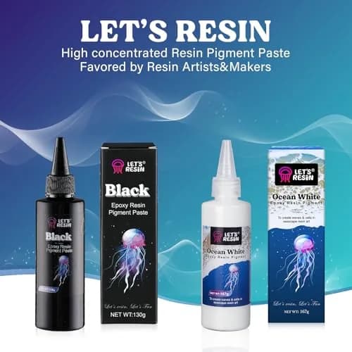 LET'S RESIN Black Epoxy Resin Pigment Paste 100ml (3.38 Fl Oz) | High Concentration Opaque Dye for Resin Art thumbnail 8