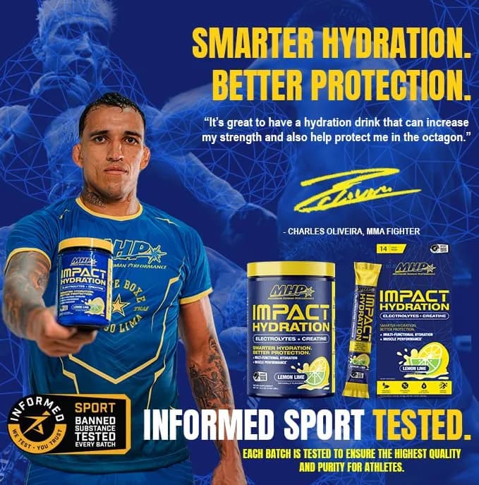 Maximum Human Performance Impact Hydration Electrolyte + Creatine Drink Mix, Lemon Lime | 15.6 Oz | Supports Hydration & Performance thumbnail 8
