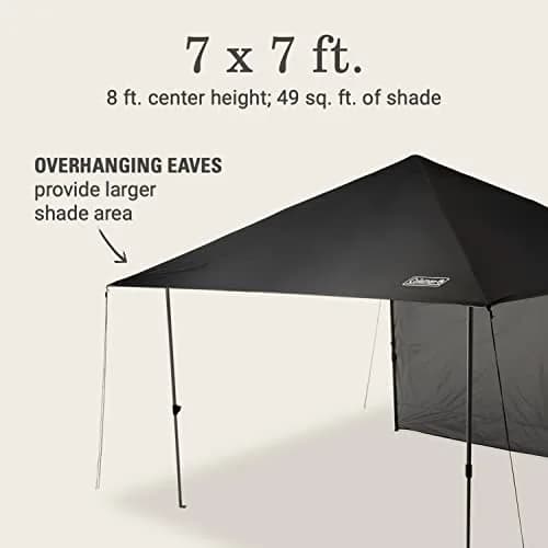 Coleman Oasis Lite Pop-Up Canopy Tent with Side Wall Attachment | Portable Shelter with Easy Setup & Takedown thumbnail 4