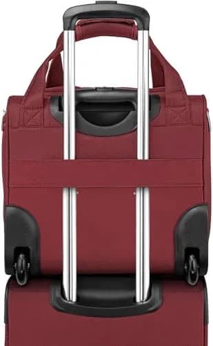 TOTAL TRAVELWARE 15" Under Seat Bag, Wine | Durable Poly-Ballistic Fabric, Carry-On Friendly thumbnail 7