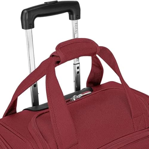 TOTAL TRAVELWARE 15" Under Seat Bag, Wine | Durable Poly-Ballistic Fabric, Carry-On Friendly thumbnail 3