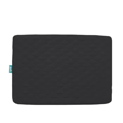 Biloban Pack and Play Mattress Protector Waterproof Playard Mattress Pad Cover Black 38" x 26" | Fitted Sheet Style for Graco & Dream On Me thumbnail 1