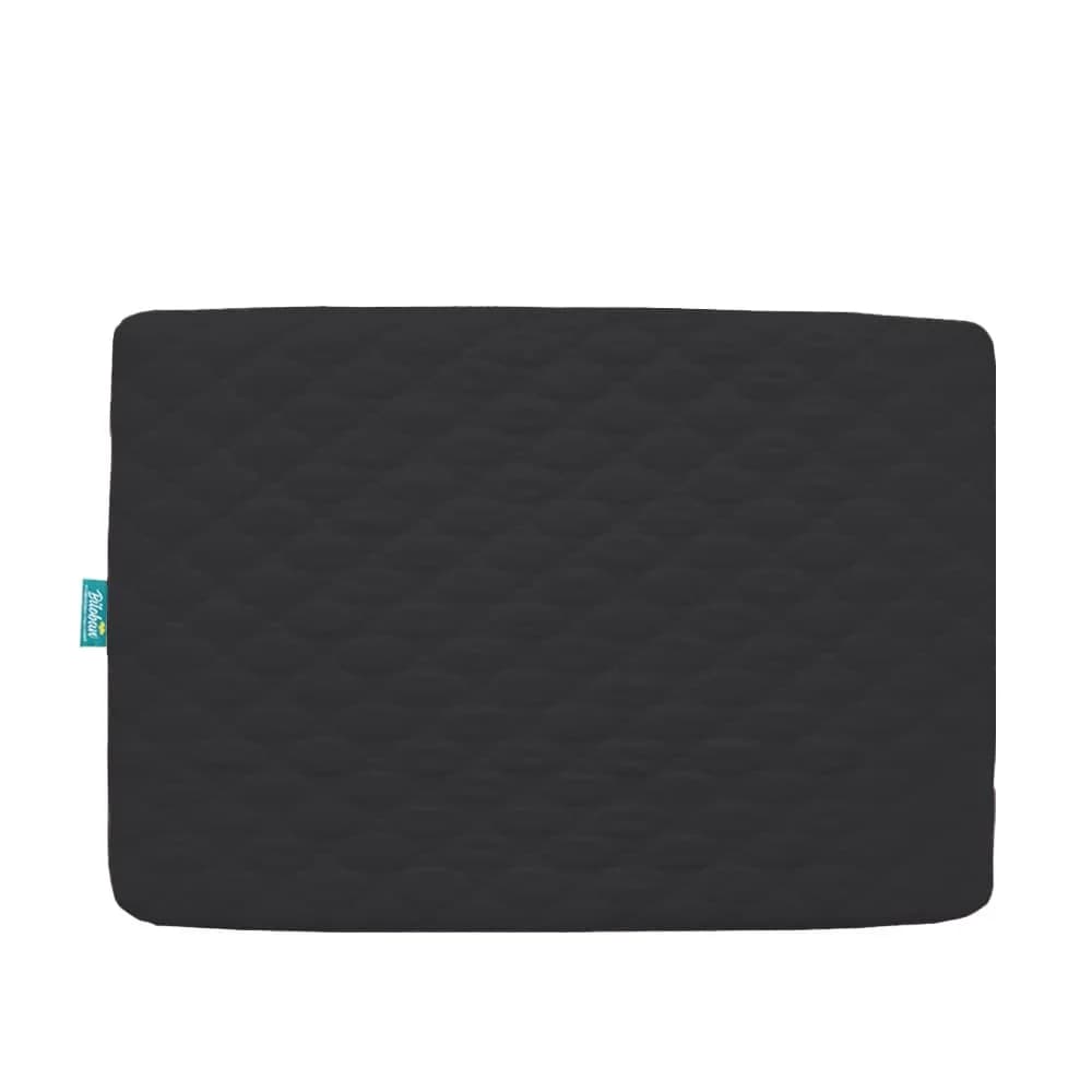 Biloban Pack and Play Mattress Protector Waterproof Playard Mattress Pad Cover Black 38" x 26" | Fitted Sheet Style for Graco & Dream On Me