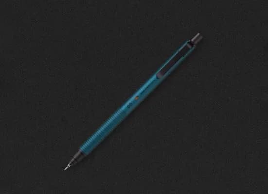 KURUTOGA Mitsubishi Pencil Mechanical Pencil 0.5mm Silent Blue | Stable, Rotating Lead, Stylish Metal Body thumbnail 12
