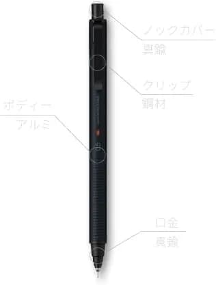 KURUTOGA Mitsubishi Pencil Mechanical Pencil 0.5mm Silent Blue | Stable, Rotating Lead, Stylish Metal Body thumbnail 4