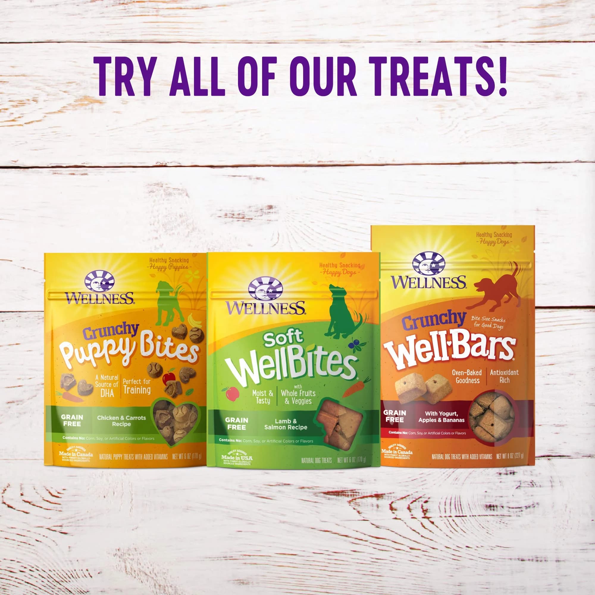 Wellness Soft Puppy Bites Lamb & Salmon Dog Treats, 8 Ounce (Pack of 2) - view 4