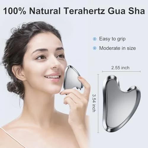 ZminRN Terahertz Gua Sha Facial Tools for Face & Body | Skin Revitalizer & Lymphatic Drainage thumbnail 2