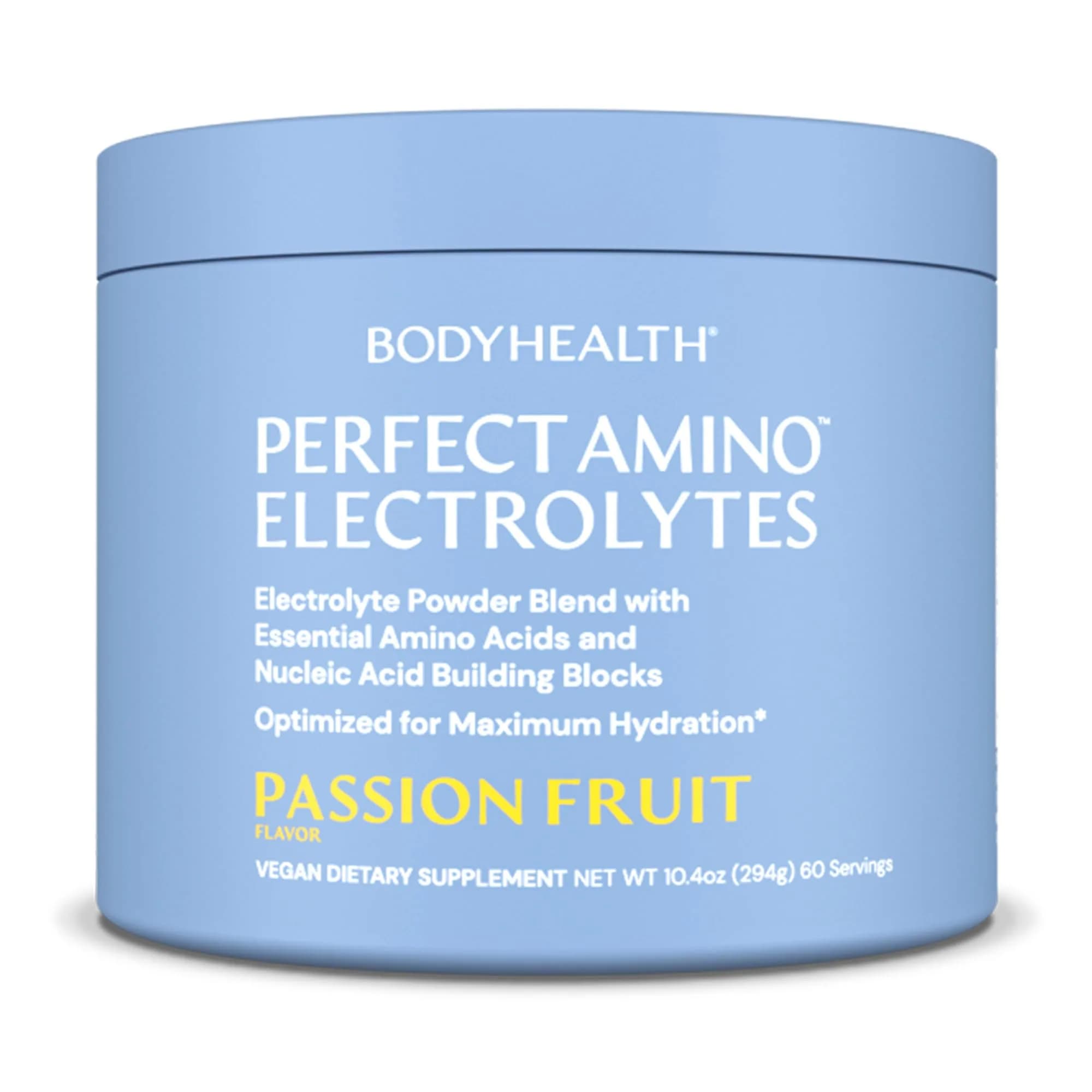 BodyHealth PerfectAmino Electrolytes Powder No Sugar | Hydration & Muscle Recovery for Adults