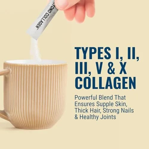 Live Conscious Beyond Collagen Peptides Powder 60 Count (2 Pack) | Hair Skin Nail & Joint Support with 5 Types of Collagen thumbnail 4