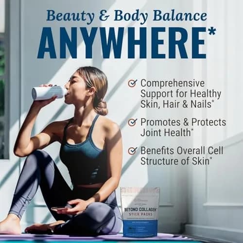 Live Conscious Beyond Collagen Peptides Powder 60 Count (2 Pack) | Hair Skin Nail & Joint Support with 5 Types of Collagen thumbnail 2