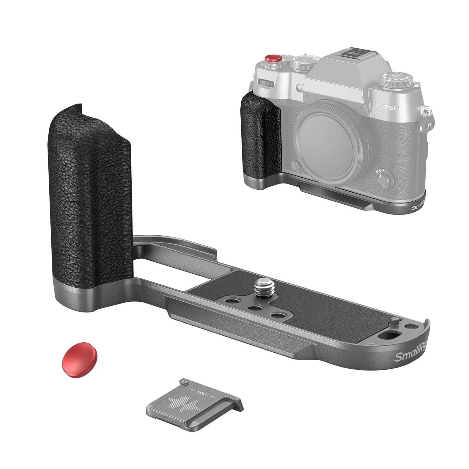 SMALLRIG X-T50 Handgrip Silicone L-Shape Handle for FUJIFILM X-T50 Camera | Arca Quick Release & Shutter Button