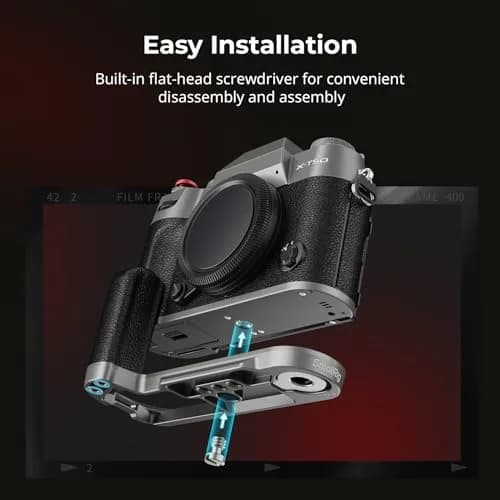 SMALLRIG X-T50 Handgrip Silicone L-Shape Handle for FUJIFILM X-T50 Camera | Arca Quick Release & Shutter Button thumbnail 3