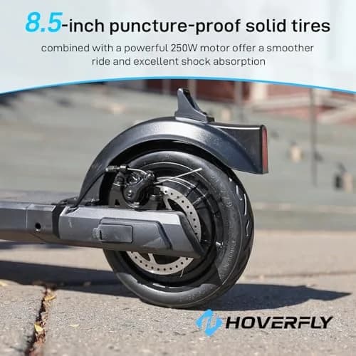 Hoverfly Electric Scooter for Adults, 8.5" Tire, 10 Miles & 15.5Mph | UL2272 Certified thumbnail 5