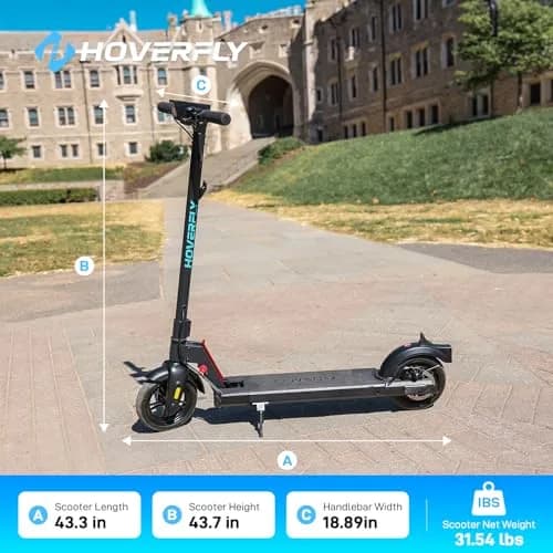 Hoverfly Electric Scooter for Adults, 8.5" Tire, 10 Miles & 15.5Mph | UL2272 Certified thumbnail 7