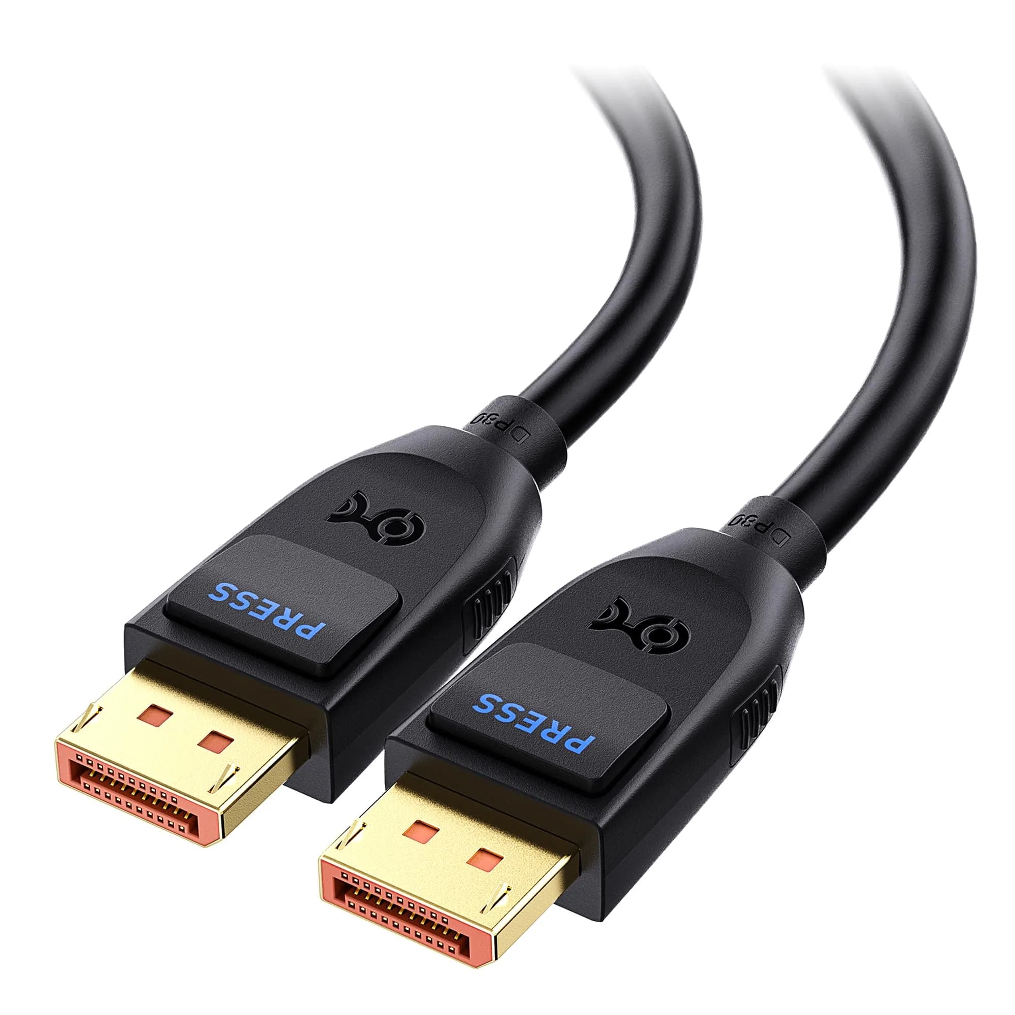 Cable Matters VESA Certified 80Gbps DisplayPort 2.1 Cable 1.5m (4.9ft) | Supports 16K 60Hz, 8K 240Hz, 4K 240Hz - main product image