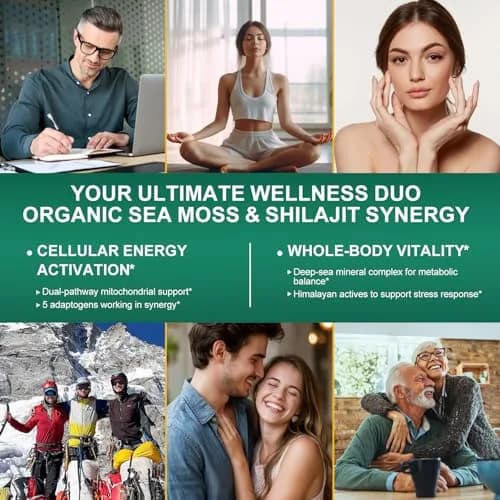 Bualle Shilajit Capsules 120 Count | Organic Himalayan & Immunity Boost thumbnail 5
