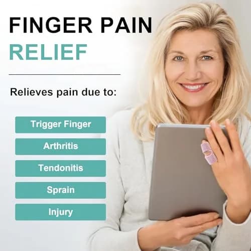 GenetGo Pink 2 Pack Small Finger Splint | Finger Brace for Broken Pinky, Arthritis Pain, Immobilization (Small) thumbnail 2
