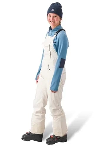Flylow Women's Sphynx Insulated Waterproof Ski Bib Pants | 10 | Marble - Warm, Waterproof & Breathable Ski Bibs thumbnail 3