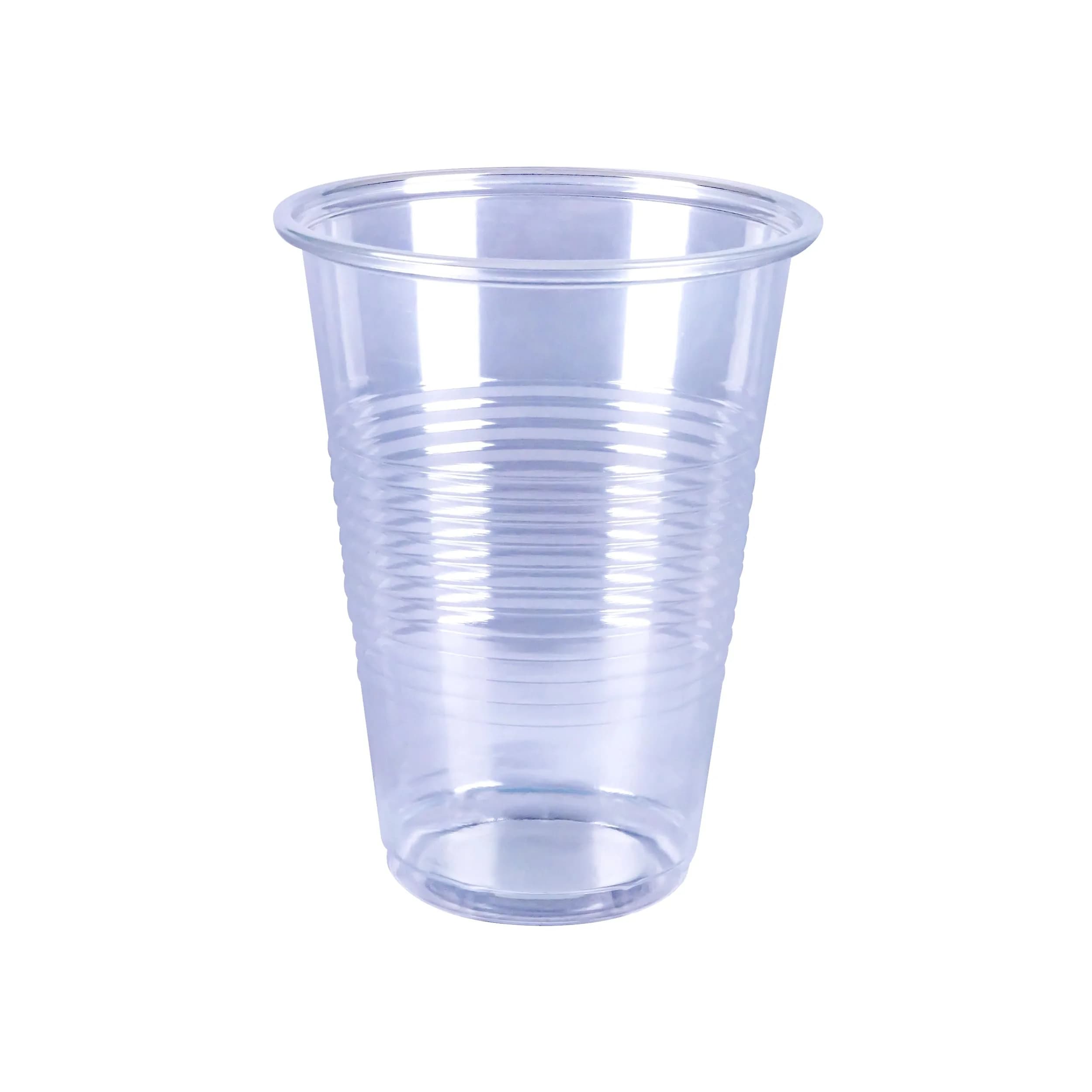 Amazon Basics Clear 16oz Disposable Plastic Cups | 50 Count Value Pack - view 2
