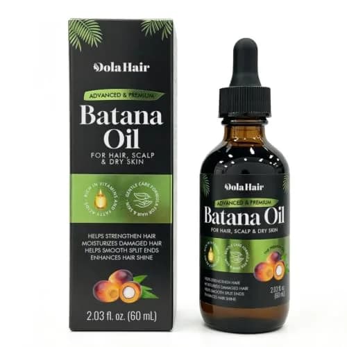 Dolahair Batana Oil for Hair, Scalp & Skin 60 mL (2.03 Fl Oz) | Natural Elaeis Oleifera Kernel Oil for Dry Hair thumbnail 5